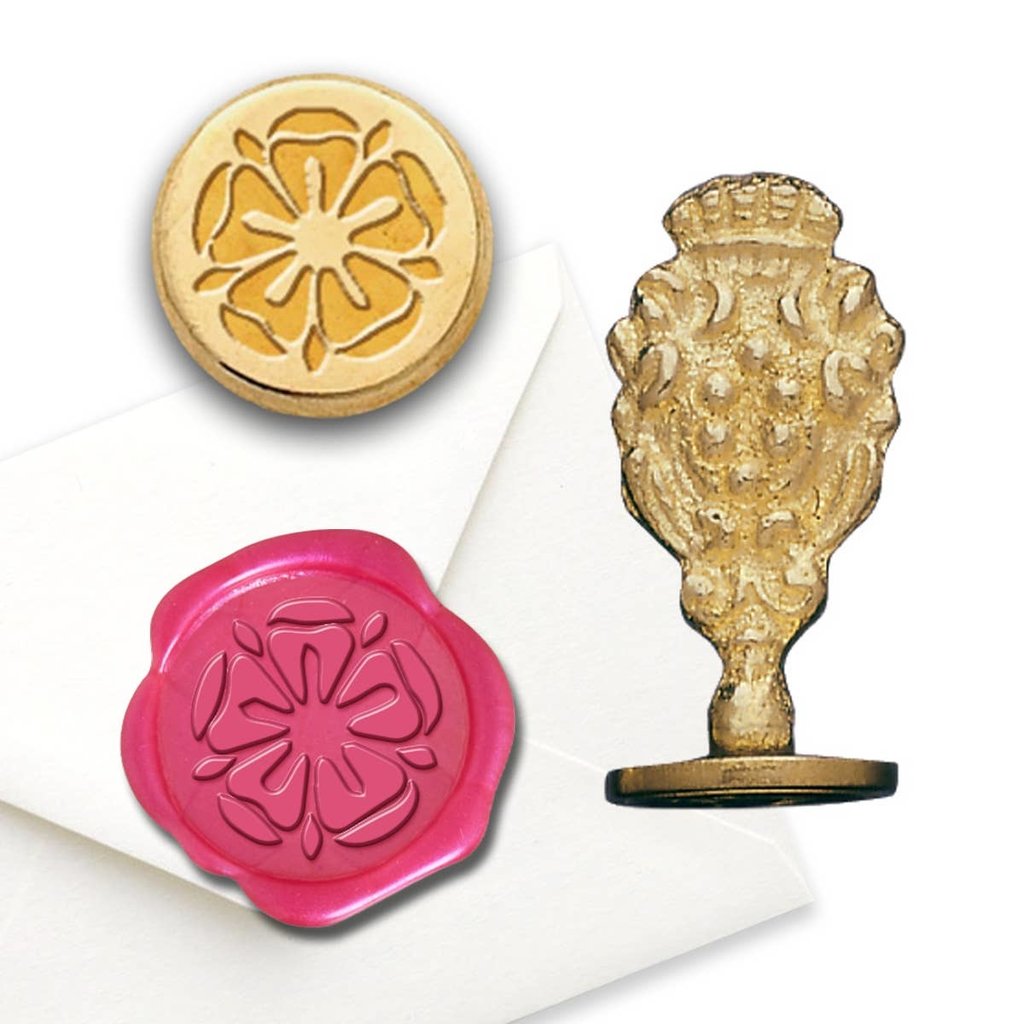 Metal Lacquer Wax Seal Molds Stamp seal mold Round beautiful〃 flower shape  O5L0