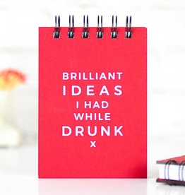 Brilliant Ideas I Had While Drunk Journal