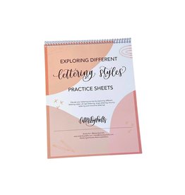 Modern Calligraphy Lettering Styles Practice Workbook