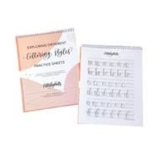 Modern Calligraphy Lettering Styles Practice Workbook