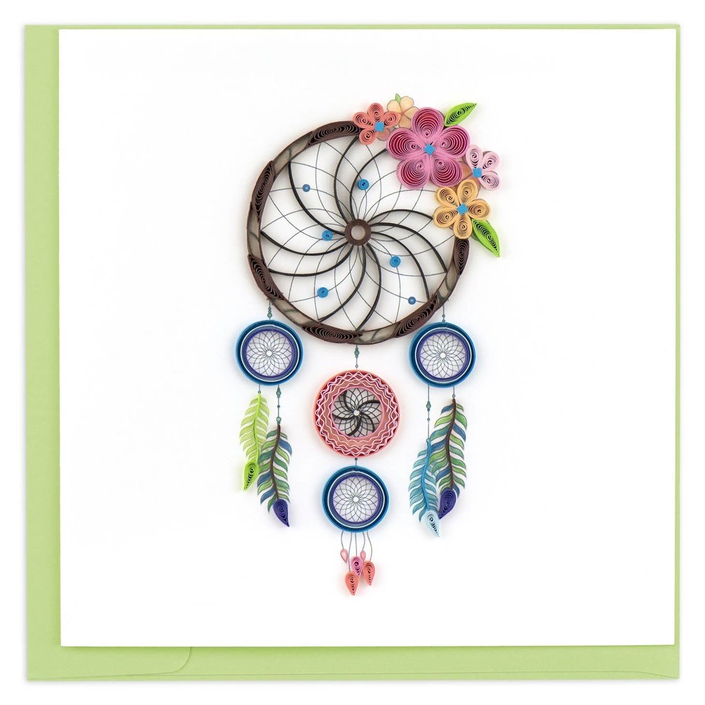 Quilling Single Card Dreamcatcher