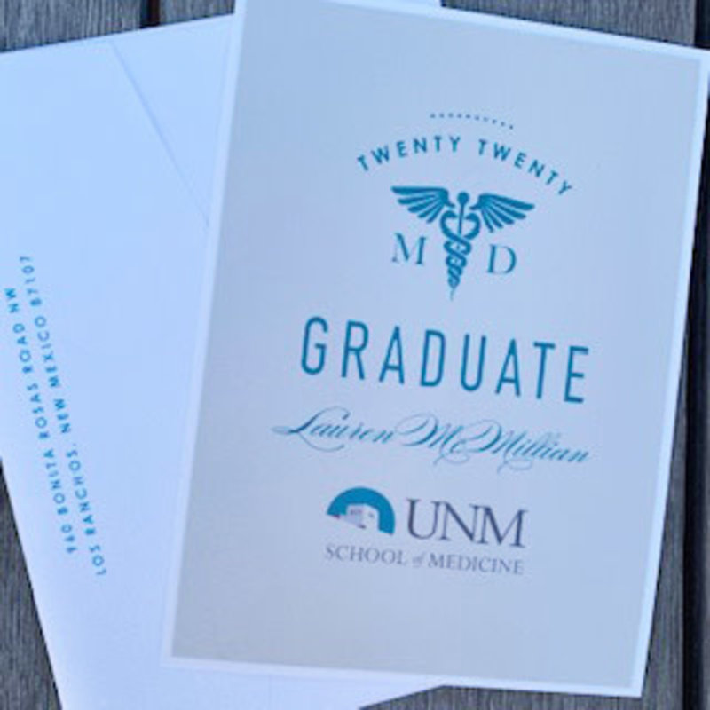 UNM Medical Graduation Announcement