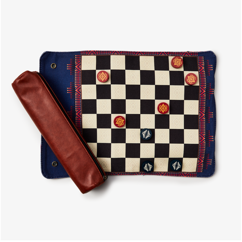 Pendleton Chess and Checkers Travel-Ready Roll up Game
