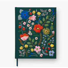 Embroidered Floral Sketchbook