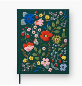 Embroidered Floral Sketchbook