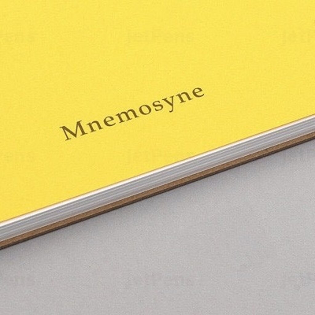 Mnemosyne Mnemosyne Blank Notebook 181 A4