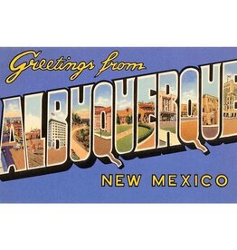 Greetings from Albuquerque Postcard