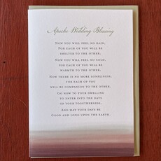 Apache Wedding Blessing Single Card