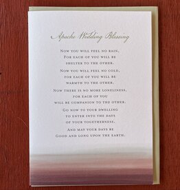 Apache Wedding Blessing Single Card