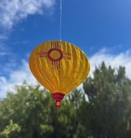 Zia Hot Air Balloon Tin Ornament