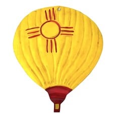 Zia Hot Air Balloon Tin Ornament