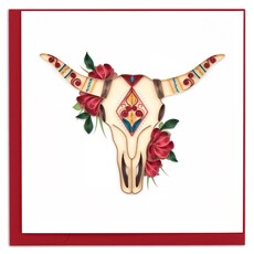 Quilling Cards Longhorn Skull Quilling Card