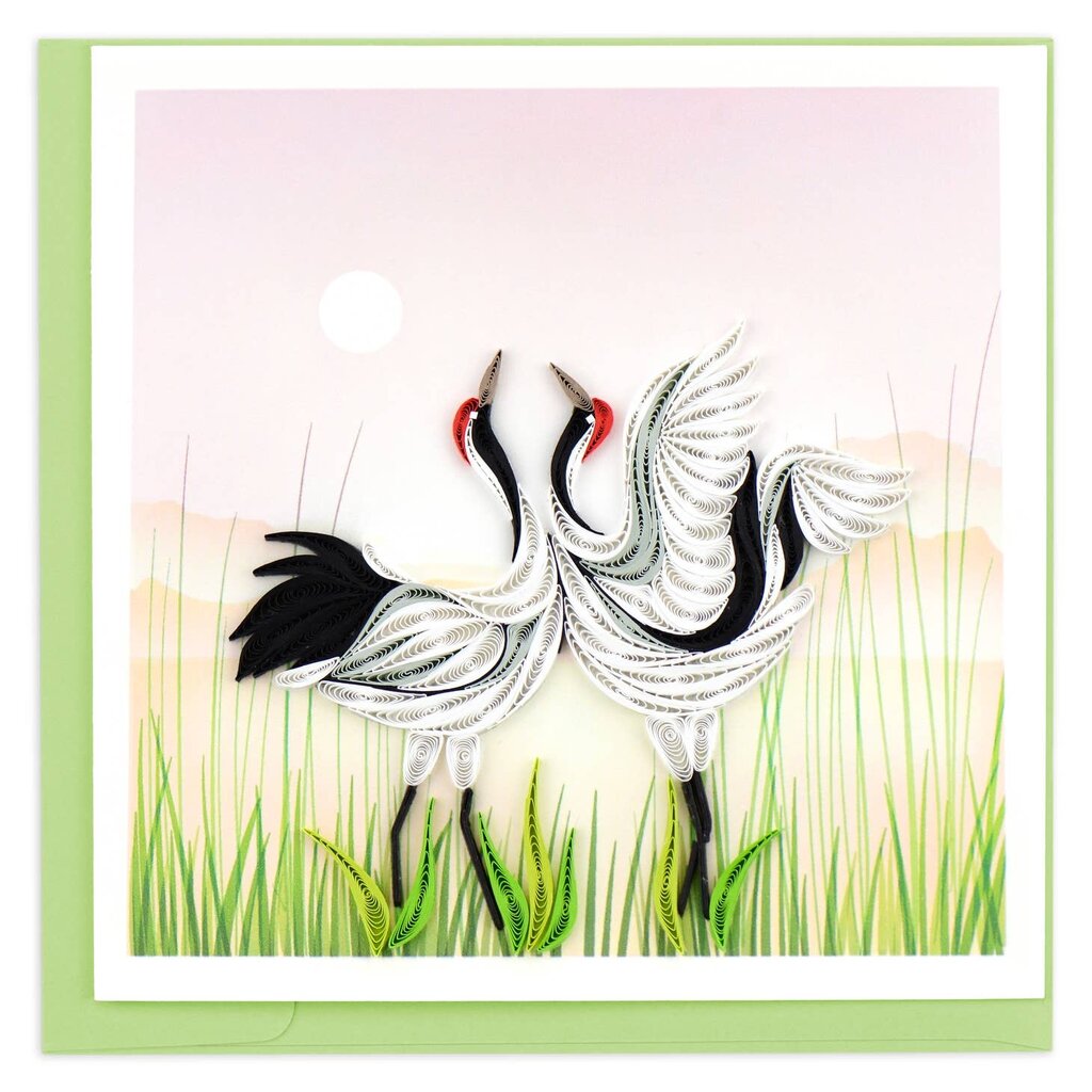 Quilling Cards Cranes Quilling Card