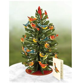 Winter Tree with Birds Pop-up Card