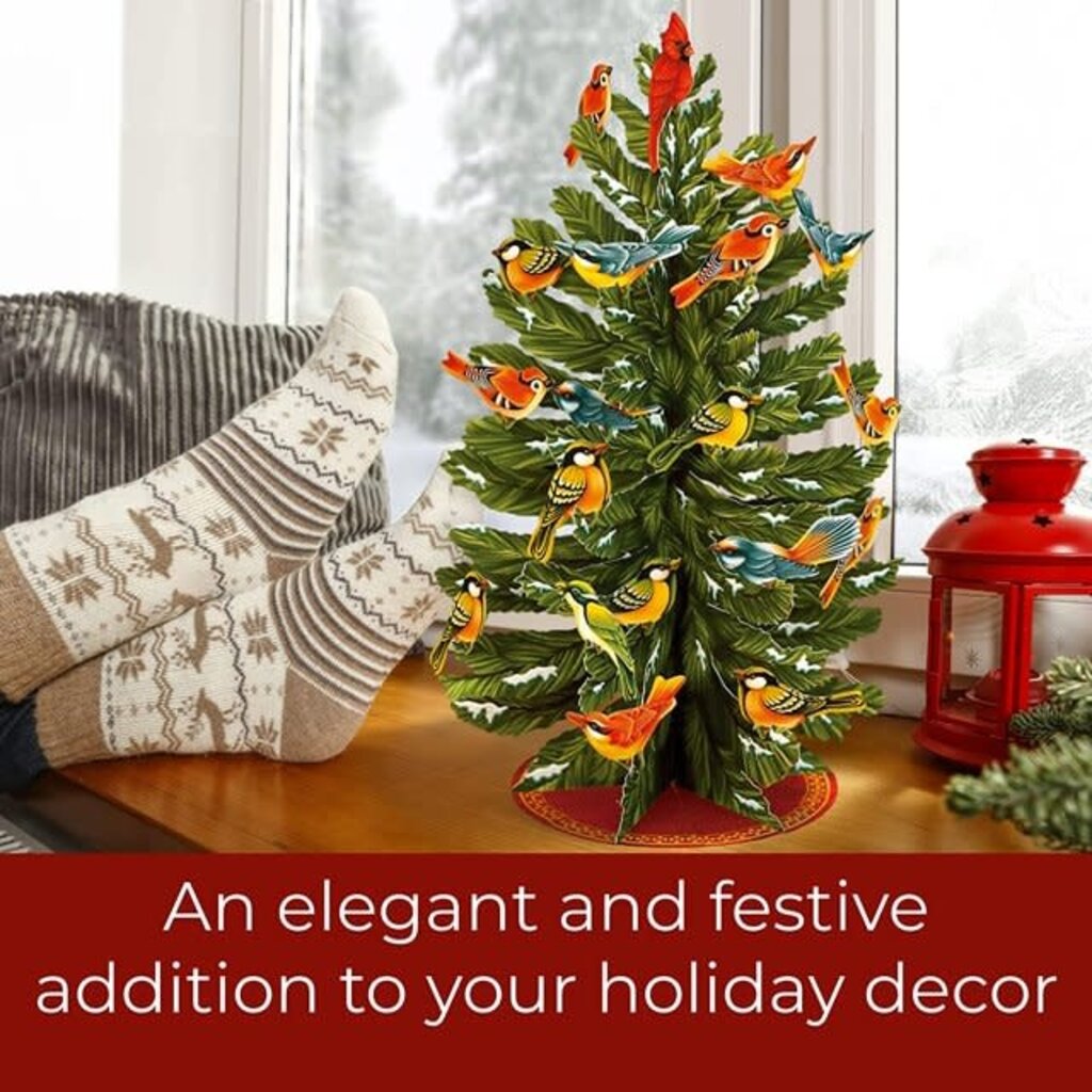 Winter Tree with Birds Pop-up Card