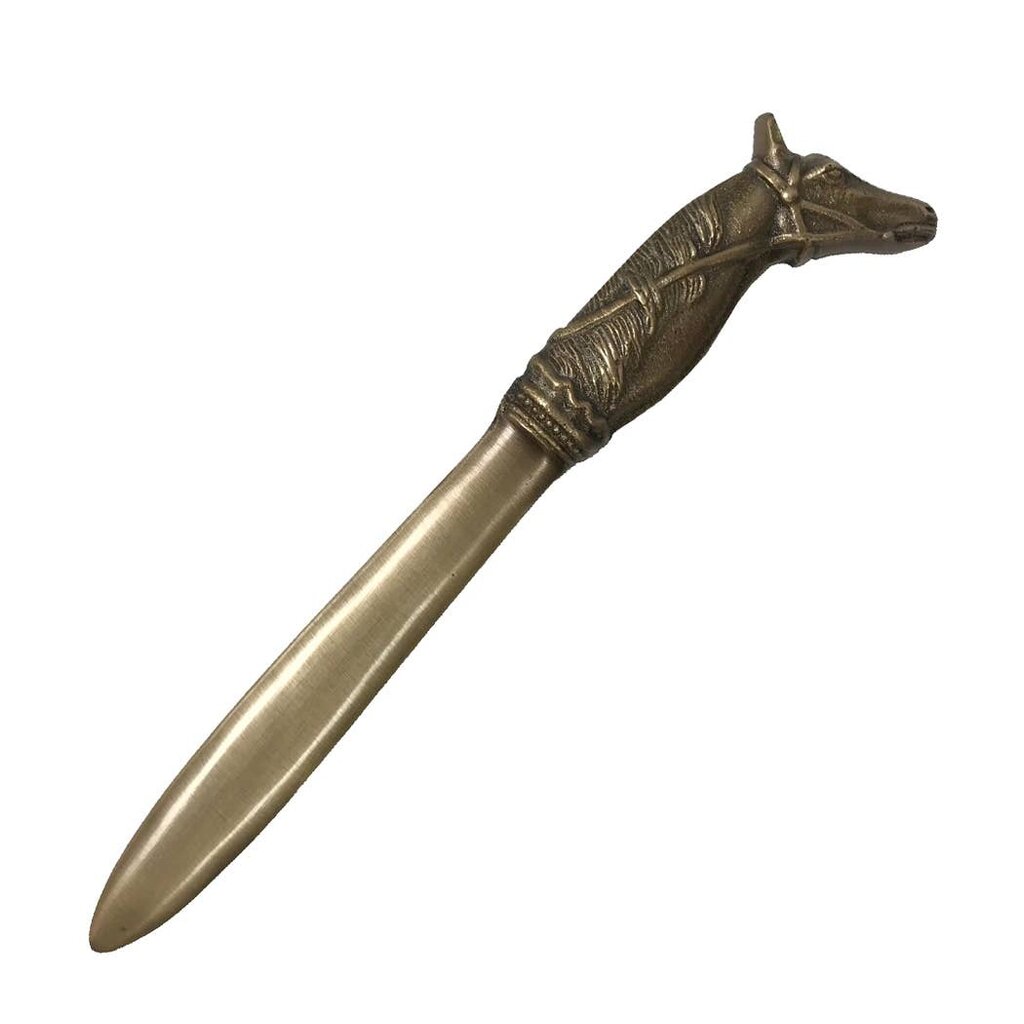 Horsehead  Brass Letter Opener