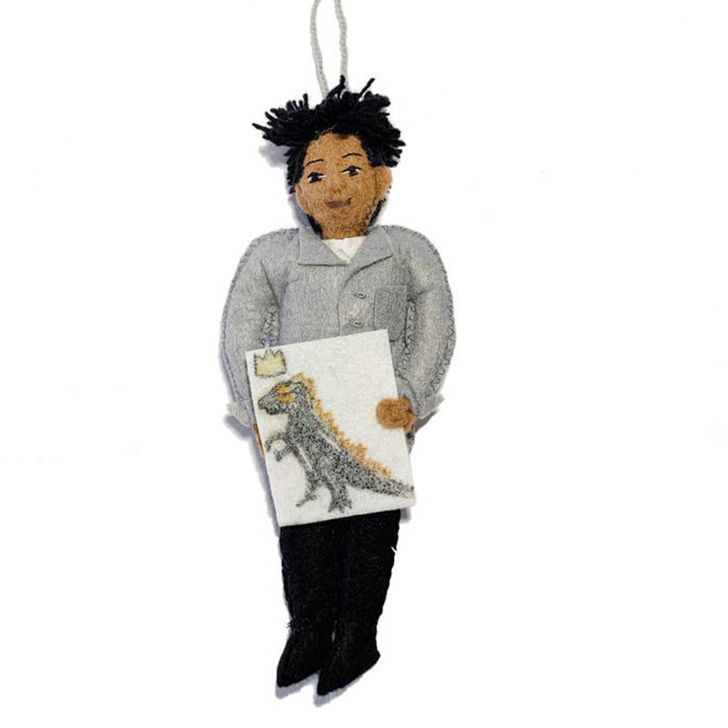 Jean-Michel Basquiat Felt Ornament