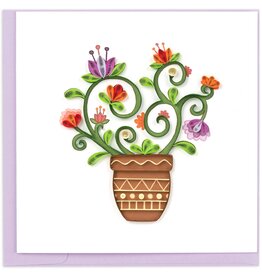 Quilling Cards Terracotta Pot Quilling Card