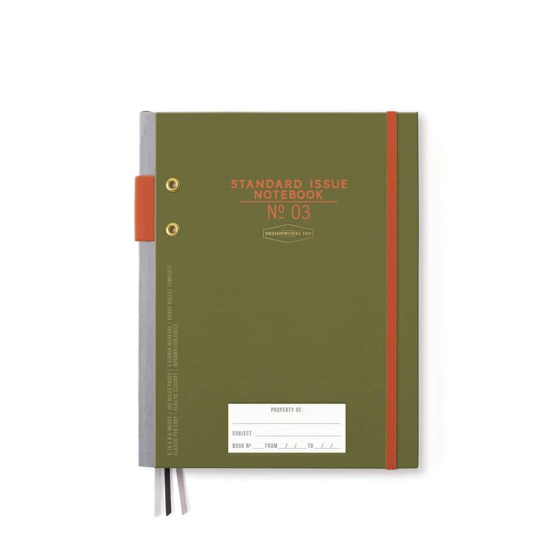 Standard Issue Undated Planner Army Green