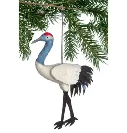 Crane Felt Ornament
