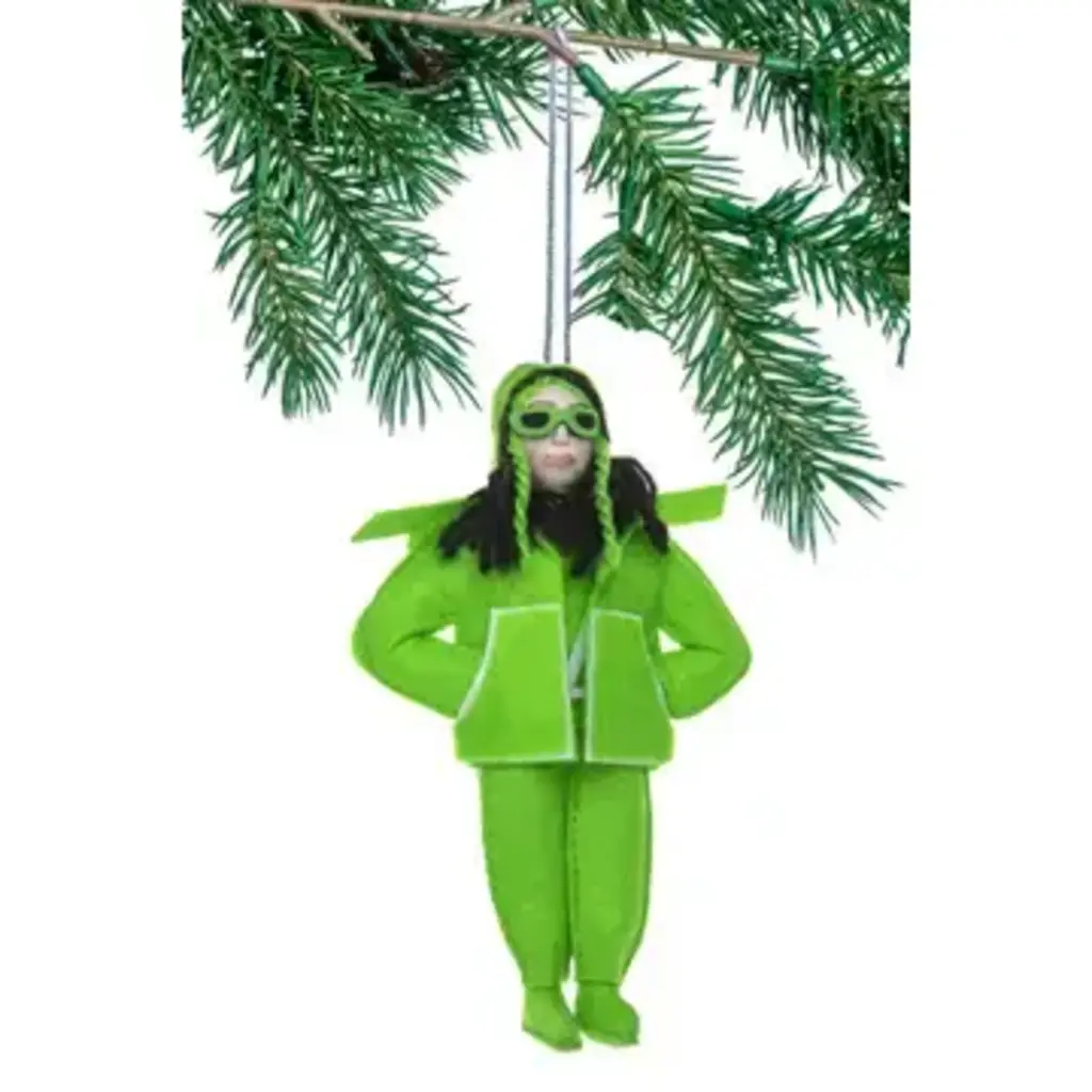 Billie Eillish Felt Ornament