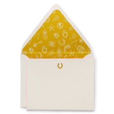 Horseshoe  Letterpress Notecard Set/6