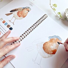 Birds Watercolor Notebook