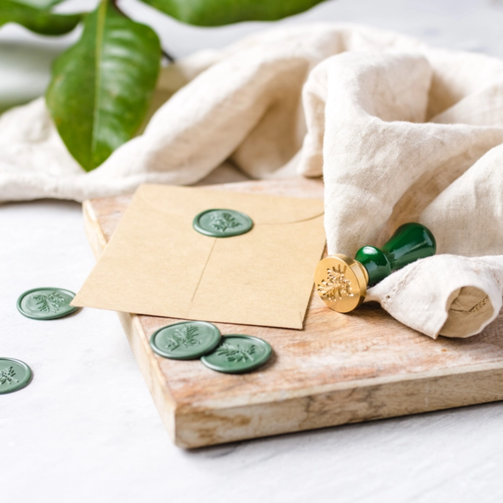 Olive Branch Stamp Wax Seal Set