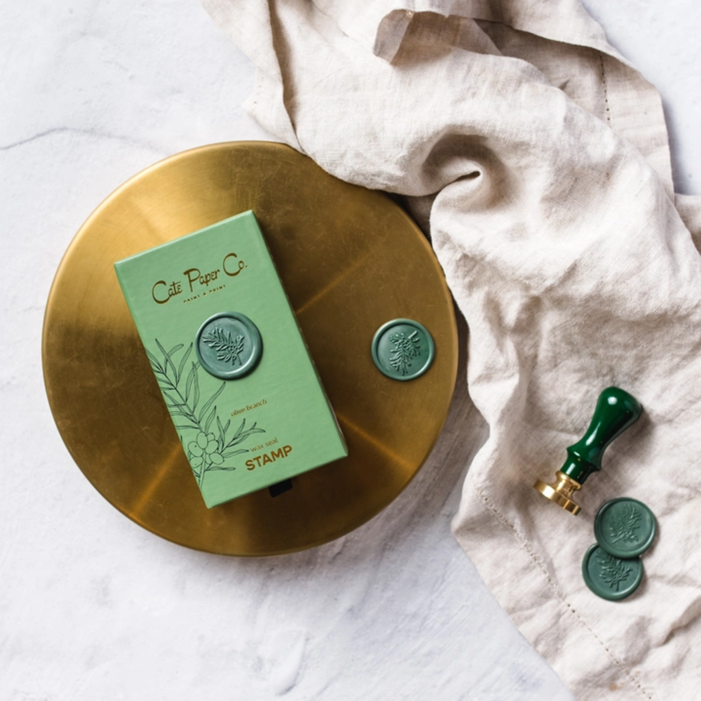 Olive Branch Stamp Wax Seal Set