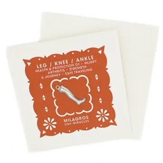 LEG/KNEE/ANKLE Milagro Blank Card