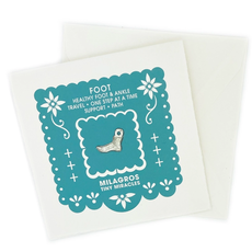 Foot Milagro Card