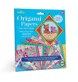 Kids Fun Patterns Origami Paper
