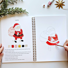 Christmas Watercolor Notebook