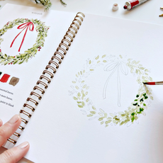 Christmas Watercolor Notebook