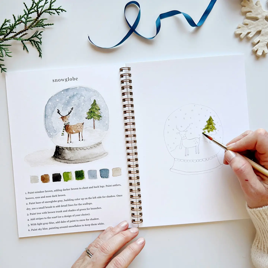 Winter Watercolor Notebook