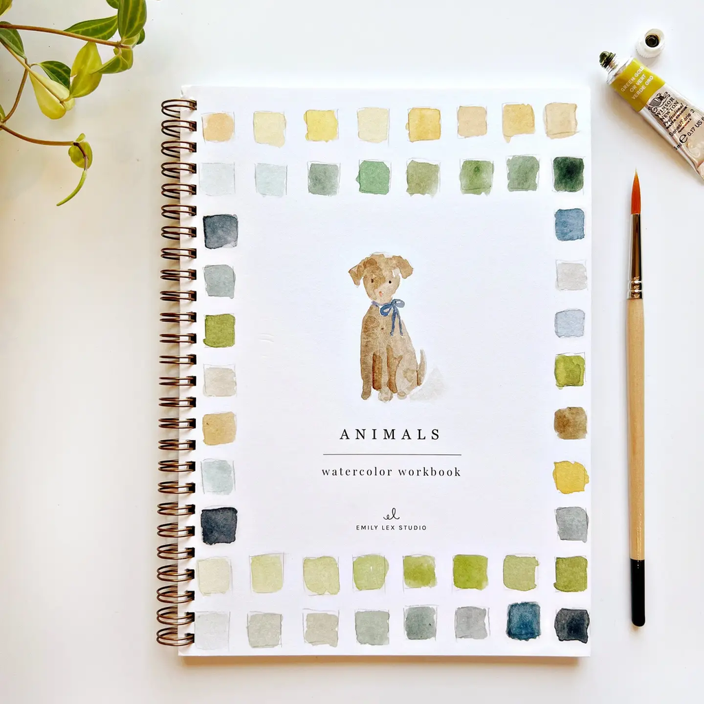 Animals Watercolor Notebook
