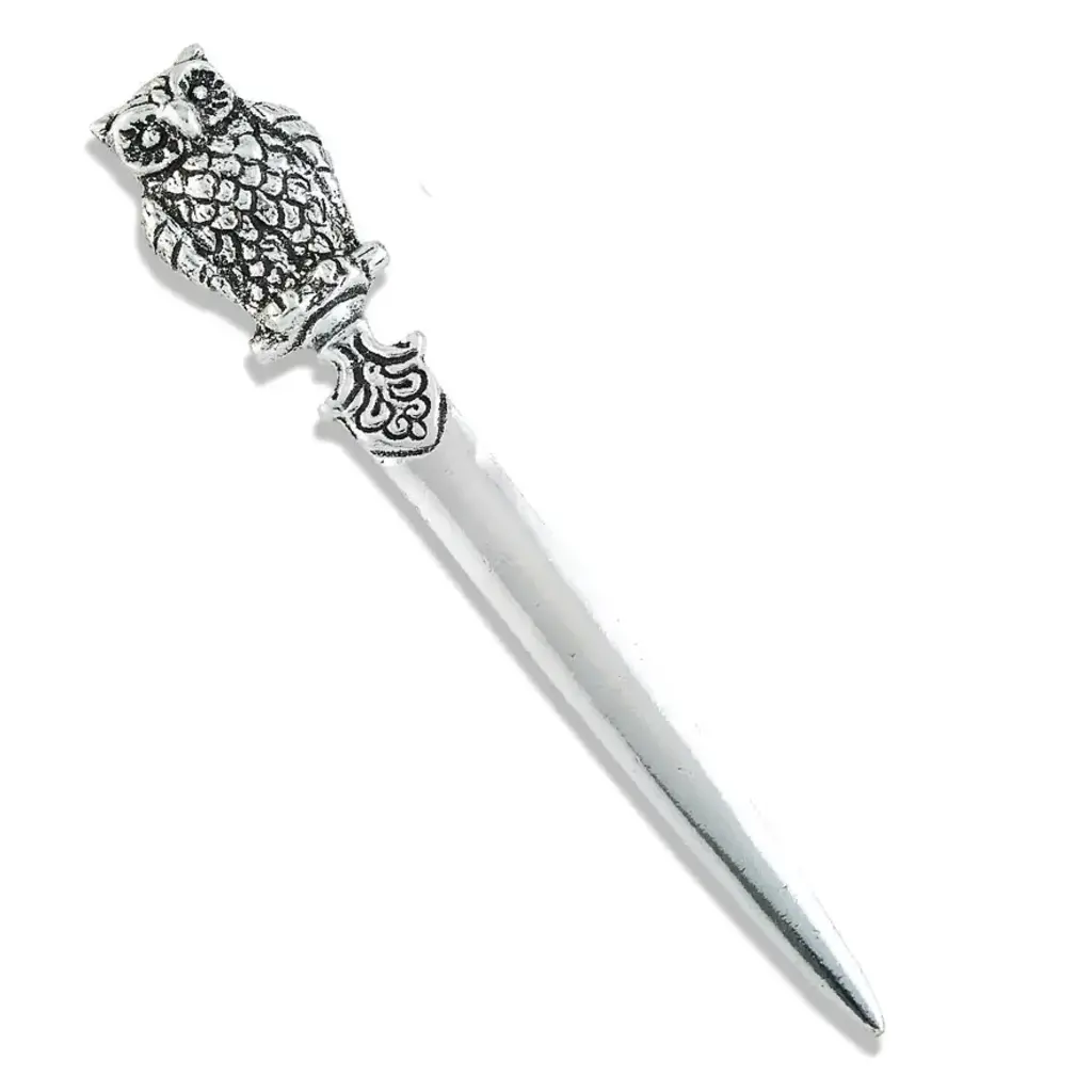 Owl Pewter Letter Opener