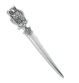 Owl Pewter Letter Opener