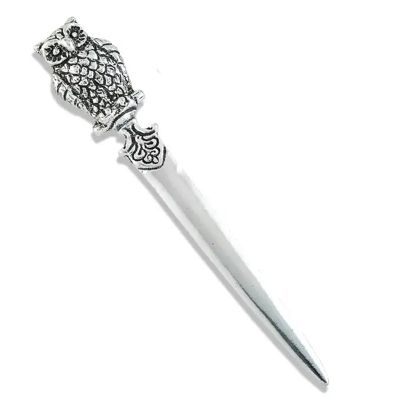 Owl Pewter Letter Opener