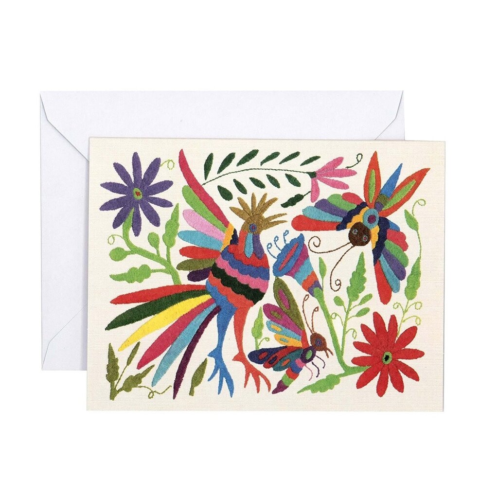 Otomi Embroidered Textile Notecards