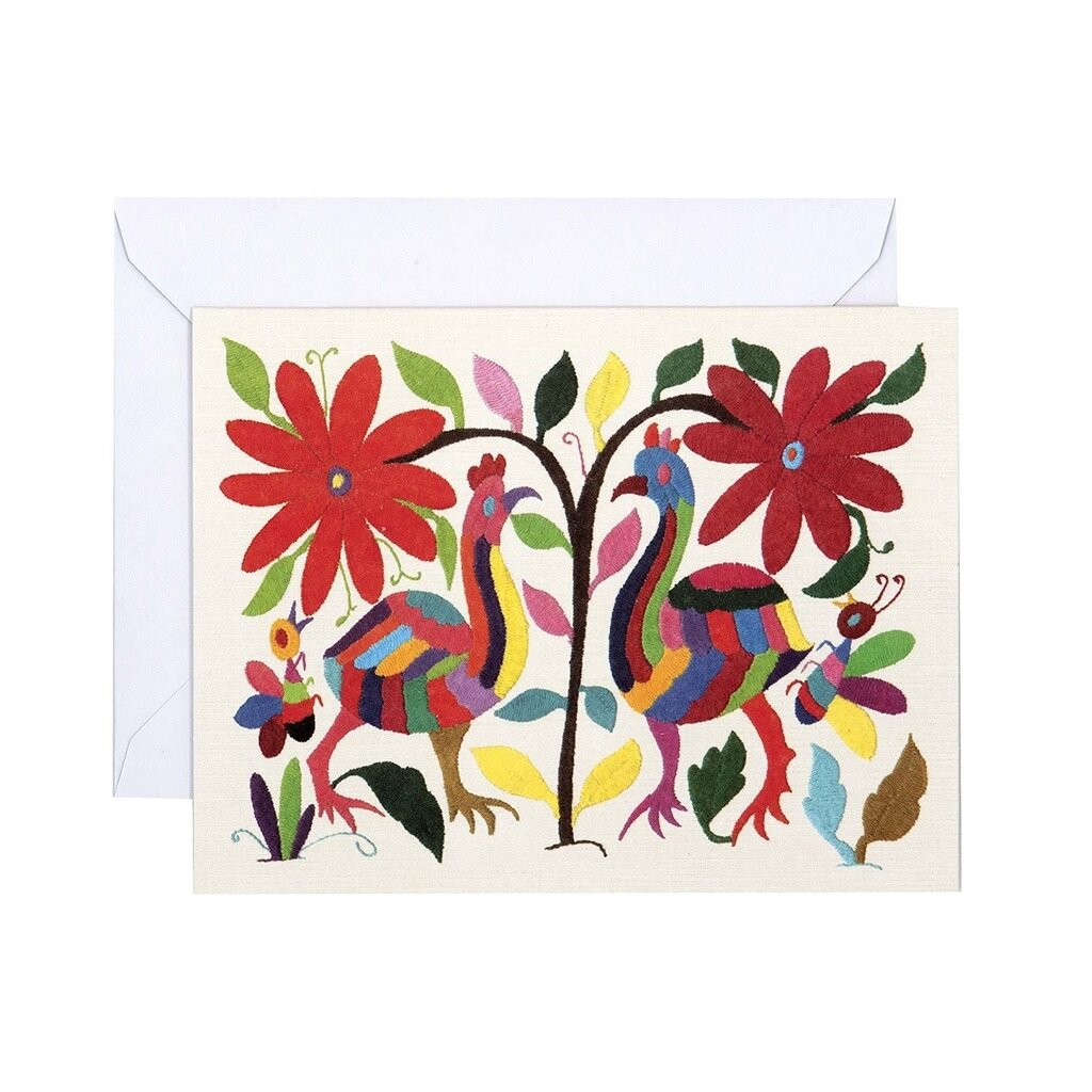 Otomi Embroidered Textile Notecards