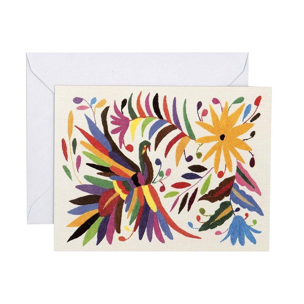 Otomi Embroidered Textile Notecards
