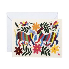 Otomi Embroidered Textile Notecards
