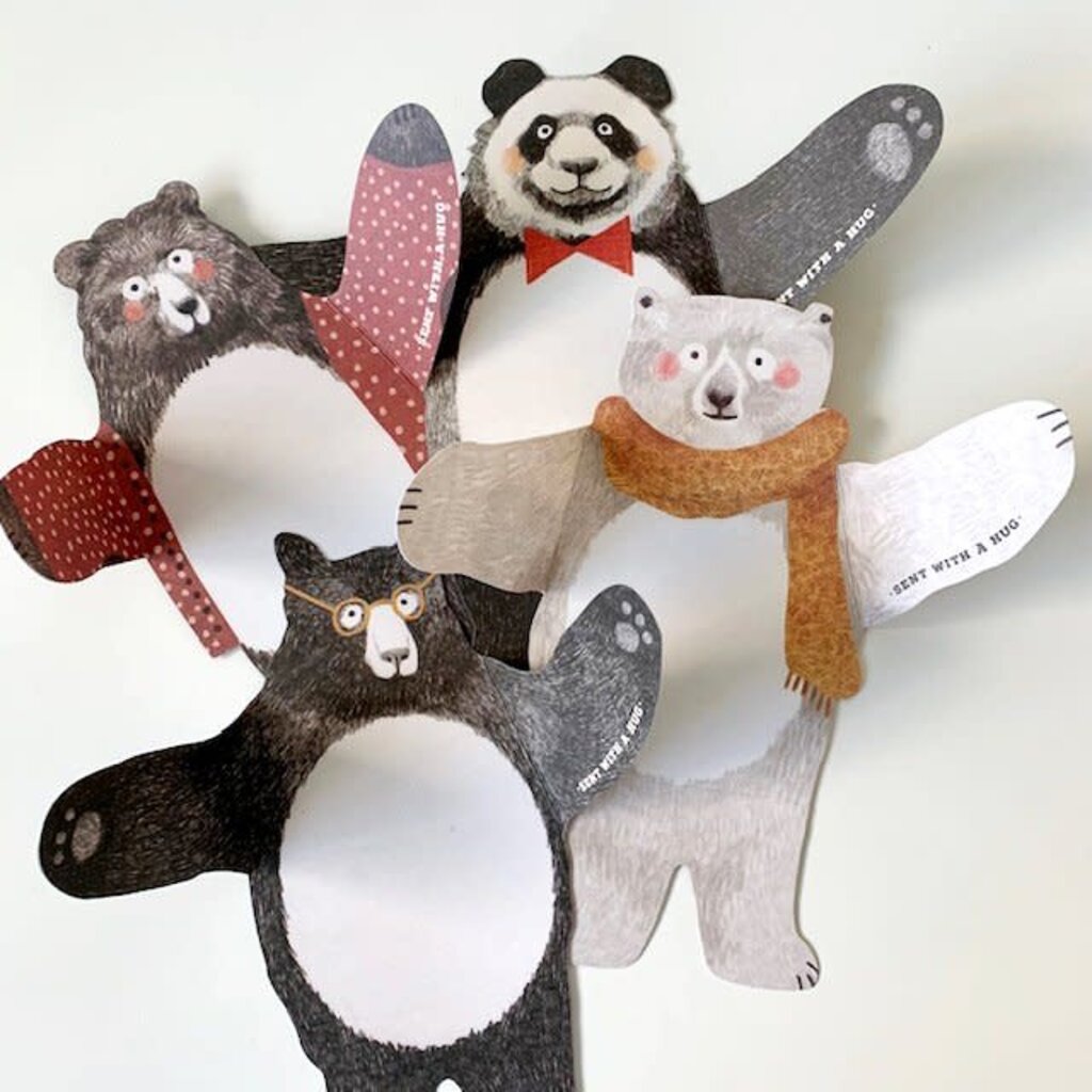Bear Hugs -12 Notecards