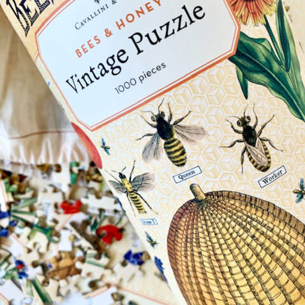Bees & Honey Vintage Puzzle