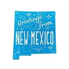 New Mexico State Shape Postcard