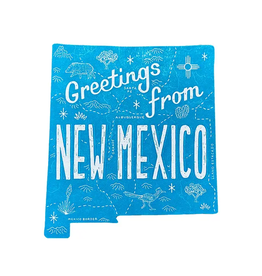 New Mexico State Shape Postcard