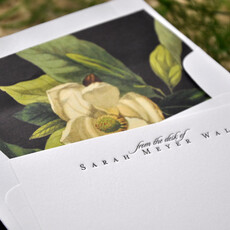 Black Petite Silk Stationery Box