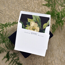 Black Petite Silk Stationery Box