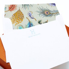 Orange Petite Silk Stationery Box